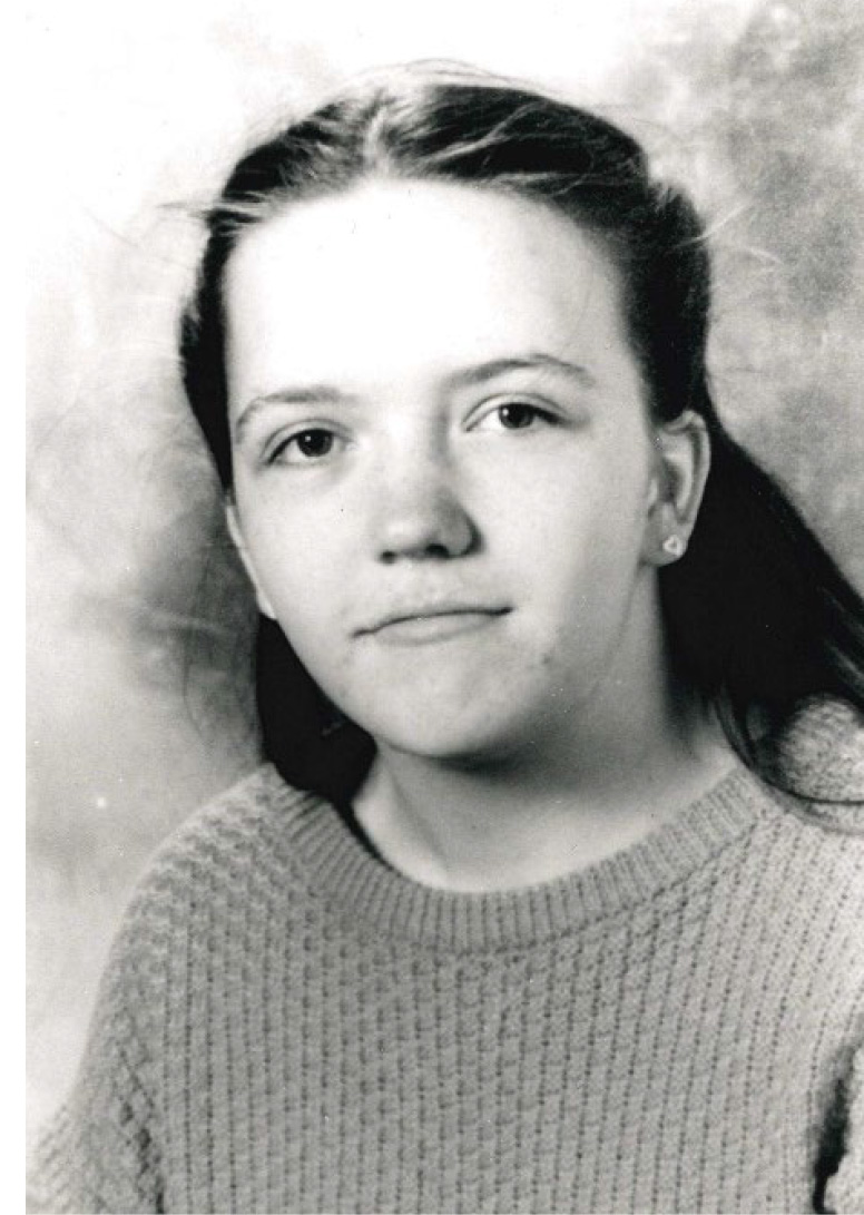 Ewa M. als junge Frau
