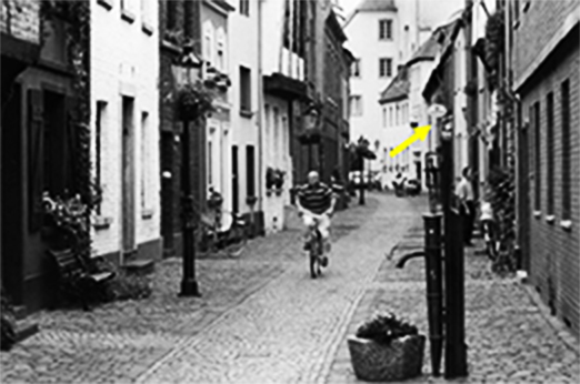 Foto zeigt Aufnahmw er Teifstraße seinerzeit